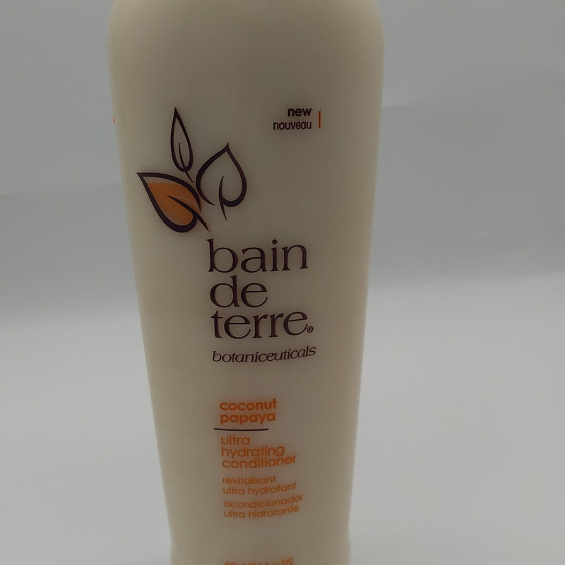 VIP Extensions The Bain De Terre Coconut Papaya Ultra Hydrating Conditioner 13.5 Oz Hair Care