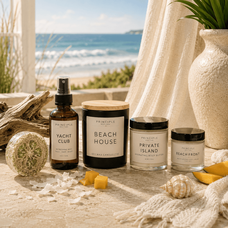 P R I N C I P L E The Beach Collection Gift Set Tan