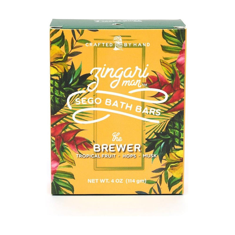 Zingari Man The Brewer Bath Bar Bar soap