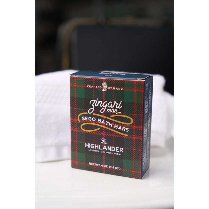 Zingari Man The Highlander Bath Bar Bar soap