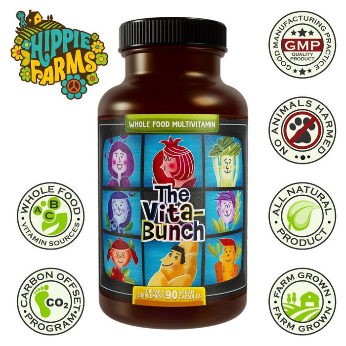 Hippie Farms - Hippie Farms - The Vita-Bunch Whole Food Multi-Vitamin for All Adults