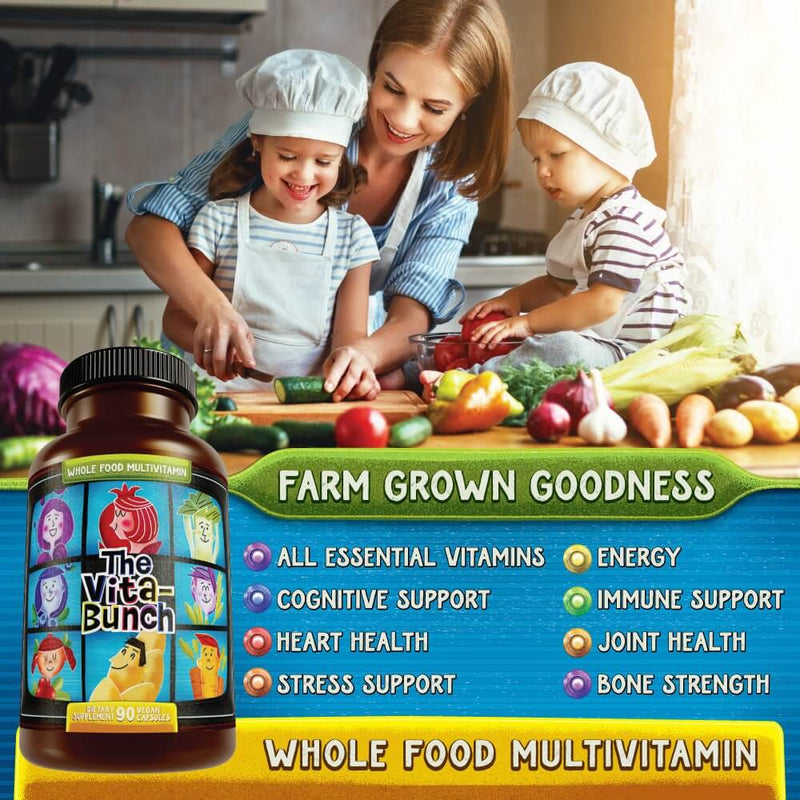 Hippie Farms The Vita-Bunch Whole Food Multi-Vitamin for All Adults Vitamins & Supplements