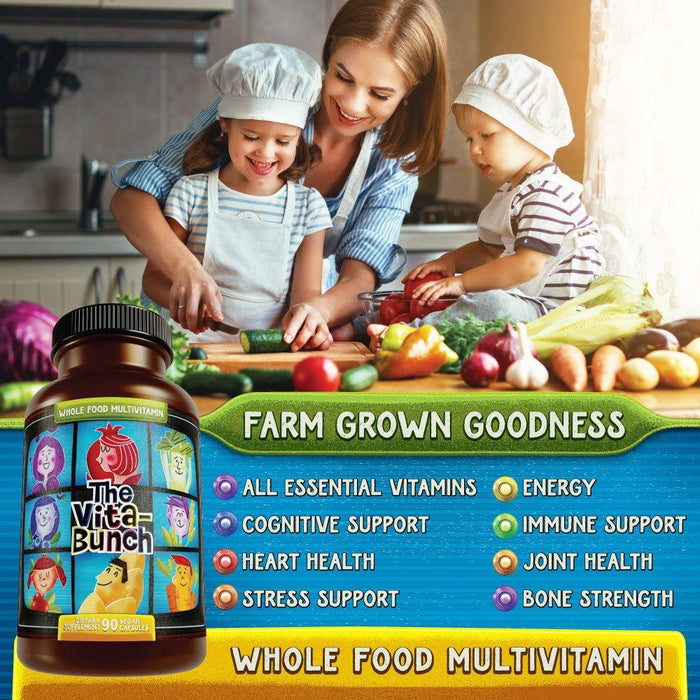 Hippie Farms - Hippie Farms - The Vita-Bunch Whole Food Multi-Vitamin for All Adults