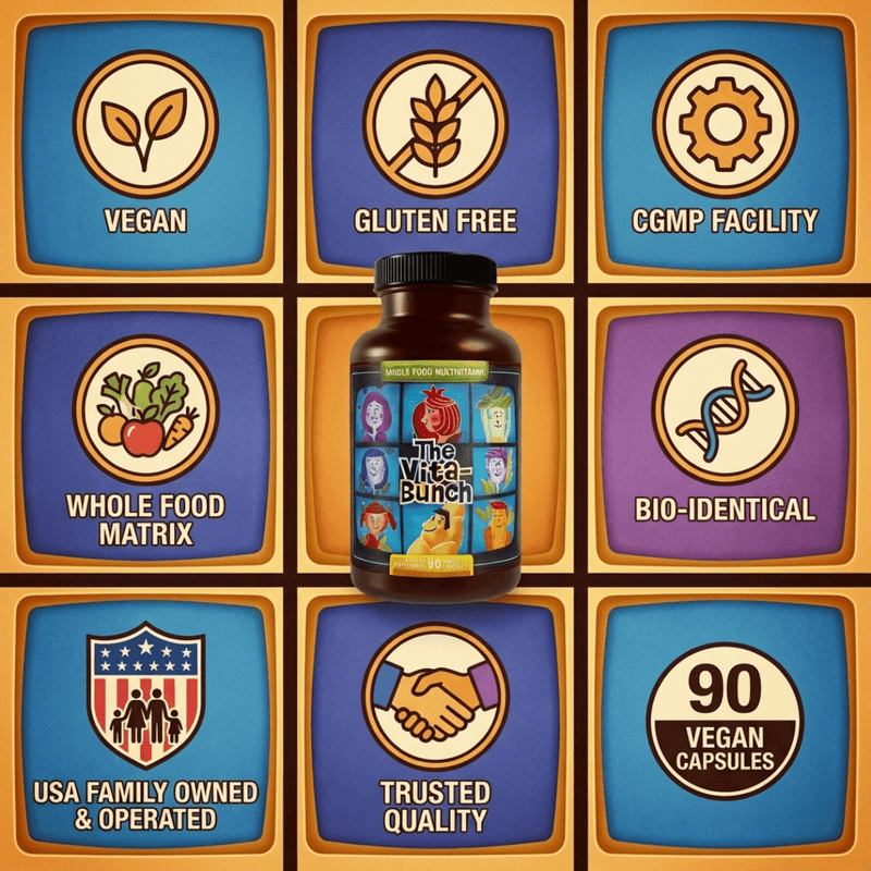 Hippie Farms The Vita-Bunch Whole Food Multi-Vitamin for All Adults Vitamins & Supplements