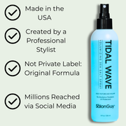 TheSalonGuy TheSalonGuy Tidal Wave Sea Salt Spray for Hair | Adds Volume & Texture Beach Waves for Men & Women Haircare