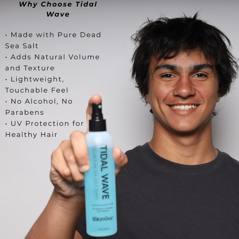 TheSalonGuy TheSalonGuy Tidal Wave Sea Salt Spray for Hair | Adds Volume & Texture Beach Waves for Men & Women Haircare