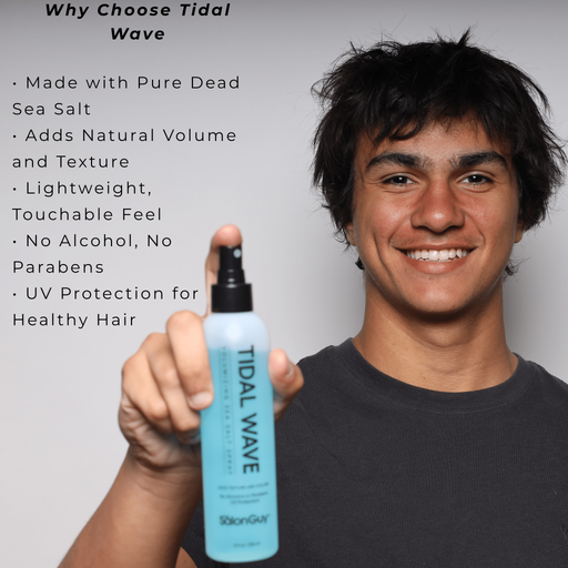 TheSalonGuy TheSalonGuy Tidal Wave Sea Salt Spray for Hair | Adds Volume & Texture Beach Waves for Men & Women Haircare
