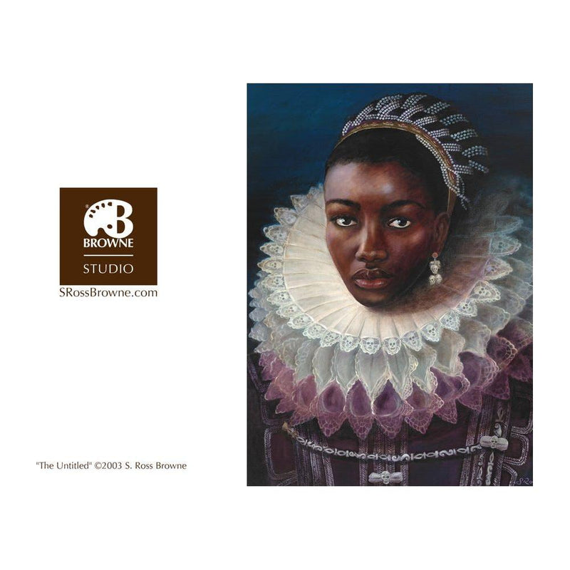 Adiva Naturals 'THE UNTITLED' S. Ross Browne Greeting Card: 5x7 Frame Ready Art
