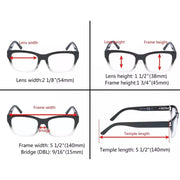 eyekeeper.com Thick Frame Reading Glasses R045 Eyeglasses