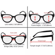 eyekeeper.com Thick Frame Trendy Style Bifocal Reading Glasses BR9110 Eyeglasses