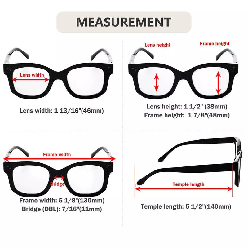 eyekeeper.com Thicker Frame Transition Photochromic Reading Glasses BS2002 Eyeglasses