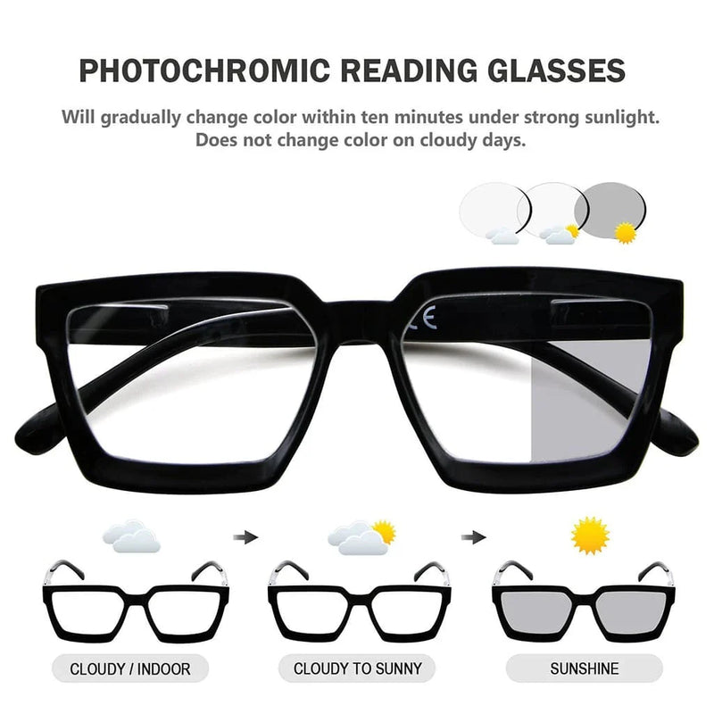 eyekeeper.com Thicker Frame Transition Photochromic Reading Glasses BS2003 Eyeglasses
