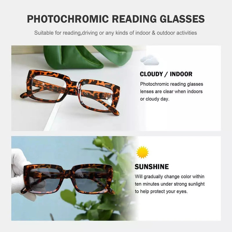 eyekeeper.com Thicker Frame Transition Photochromic Reading Glasses BS9107 Eyeglasses
