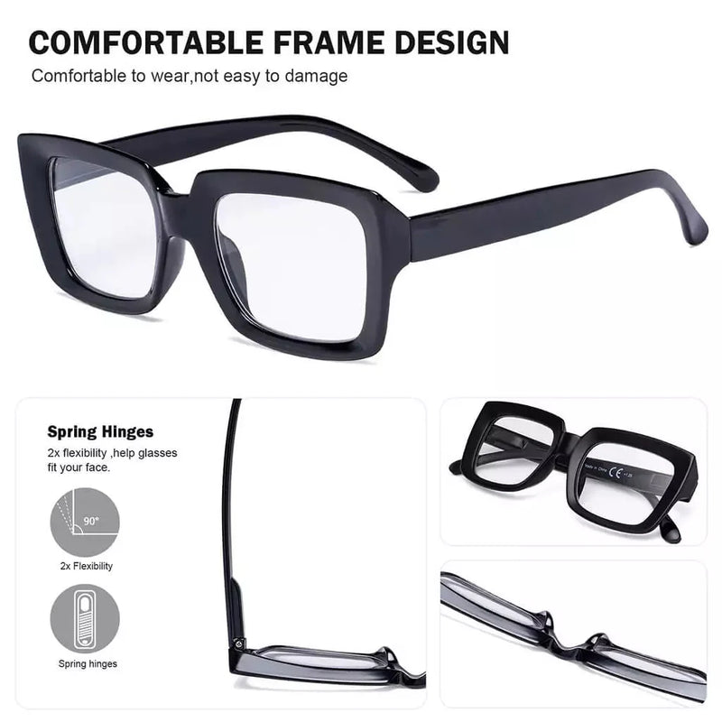 eyekeeper.com Thicker Frame Transition Photochromic Reading Glasses BS9107 Eyeglasses