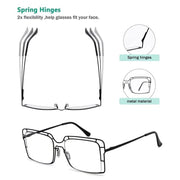 eyekeeper.com Thin Metal Hollow Frame Reading Glasses R2301 Eyeglasses