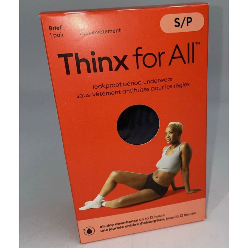 VIP Extensions Thinx for All Women's Period Underwear - Super Absorbency - Black Briefs S/P Accessories