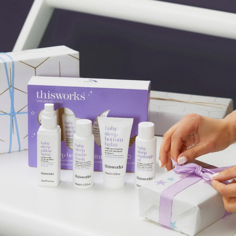 Nava Beauty This Works Baby Sleep Bedtime Ritual 4-Piece Gift Set Lavender