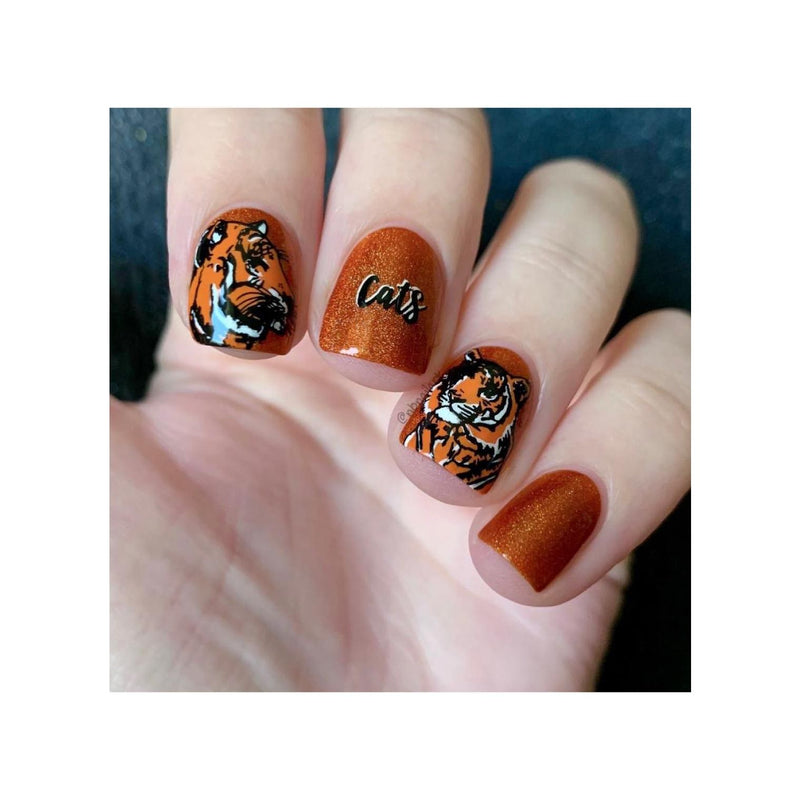 UberChic Beauty Wild & Fierce: Big Cats Stamping Plate