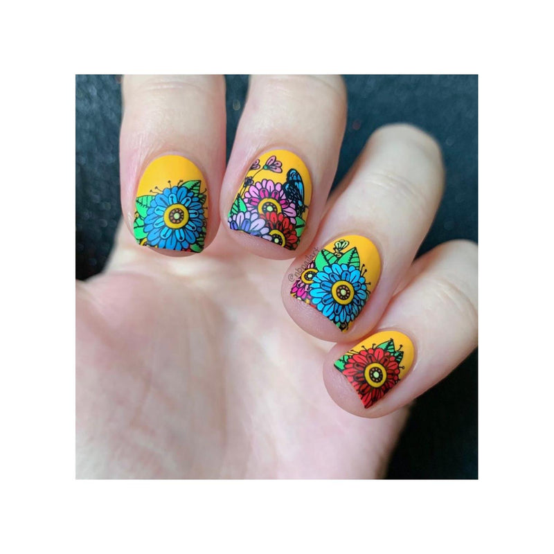 UberChic Beauty Whimsical By Nature-01 Stamping Plate