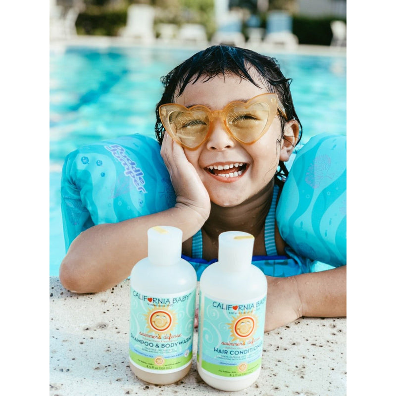 California Baby Swimmer's Defense™ Shampoo + Conditioner Bundle Bundles