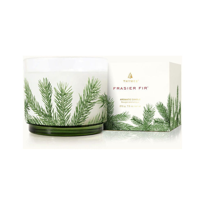 Thymes Heritage Small Pine Needle Luminary Candle - Frasier Fir - 7.5 Oz