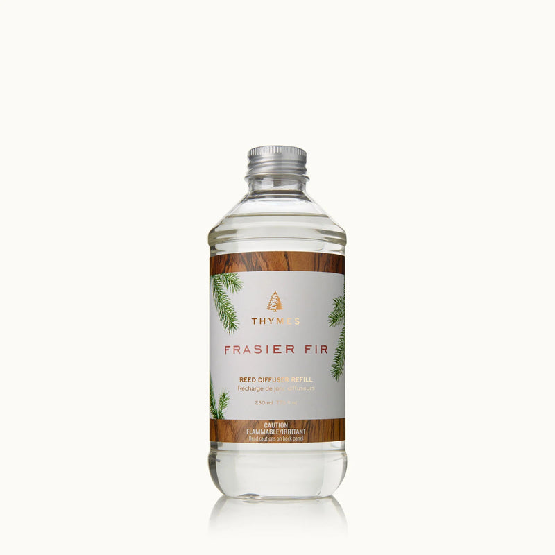 Nava Beauty Thymes Frasier Fir Reed Diffuser Oil Refill 7.75 OZ White Smoke 230 mL