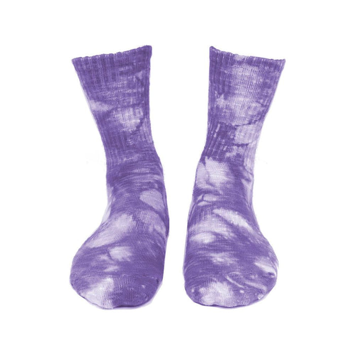 Threddies Textured Tie Dye Crew Socks