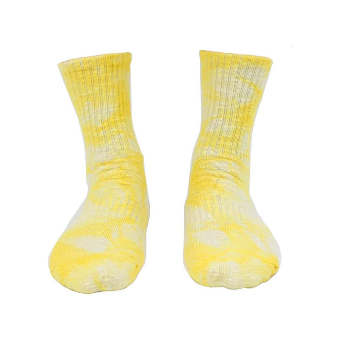 Threddies Textured Tie Dye Crew Socks