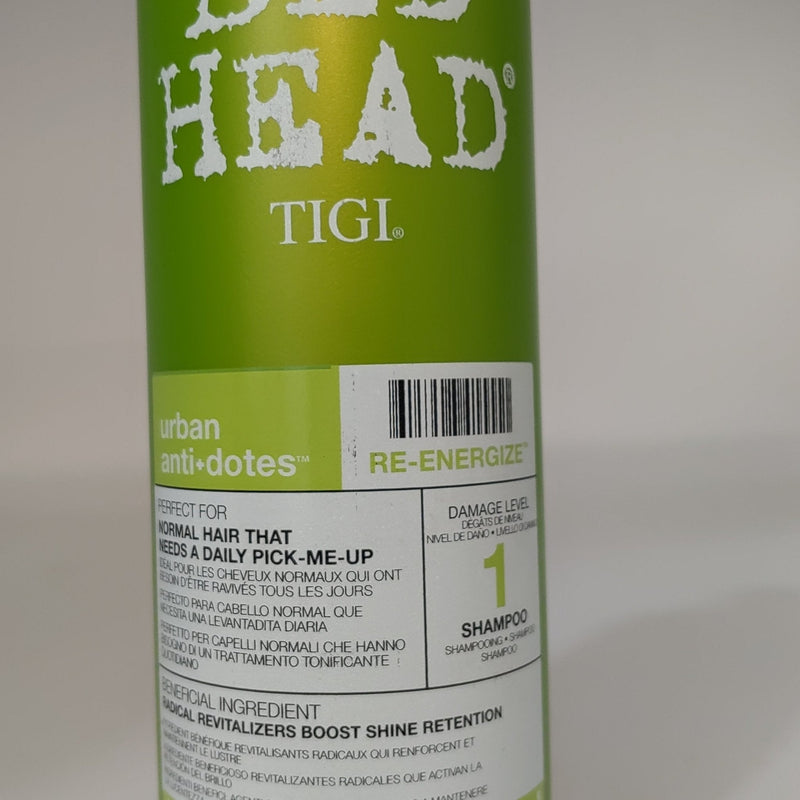 VIP Extensions TIGI Bed Head Urban Antidotes Re-Energize Shampoo 25.36 Oz Hair Care