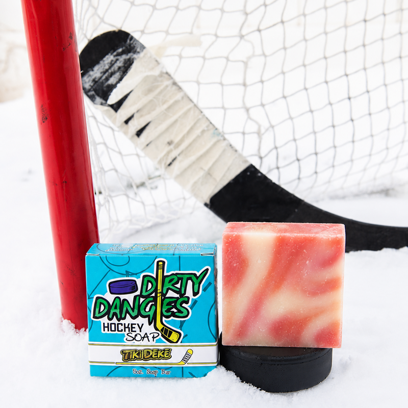 Dirty Dangles Hockey Dirty Dangles Hockey Soap Bars – Pick Your Scent Natural Soap Bar White Smoke Tiki Dēkē