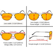 eyekeeper.com Titanium Bifocal Computer Reading Glasses DSSG1803 Eyeglasses