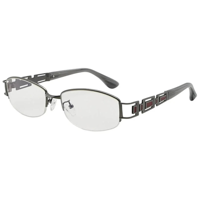 eyekeeper.com Titanium Blue Light Filter Eyeglasses 004B Eyeglasses