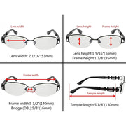 eyekeeper.com Titanium Blue Light Filter Eyeglasses 004B Eyeglasses