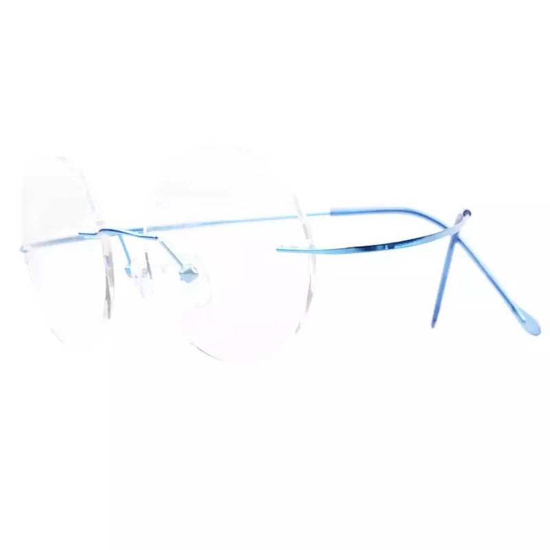 eyekeeper.com Titanium Frame Rimless Fashion Round Eyewear R15028 Eyeglasses