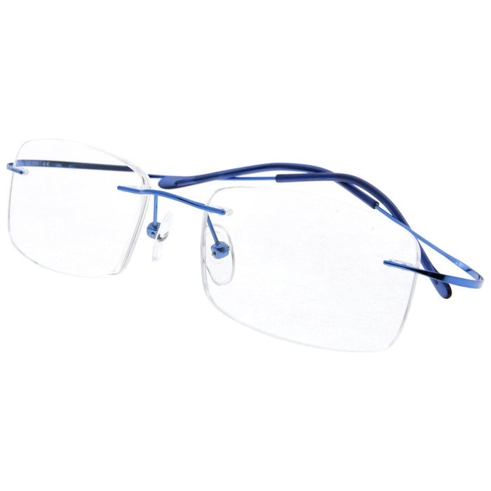 Eyekeeper.Com - Titanium Rimless Reading Glasses Foldable Arms Readers R1508