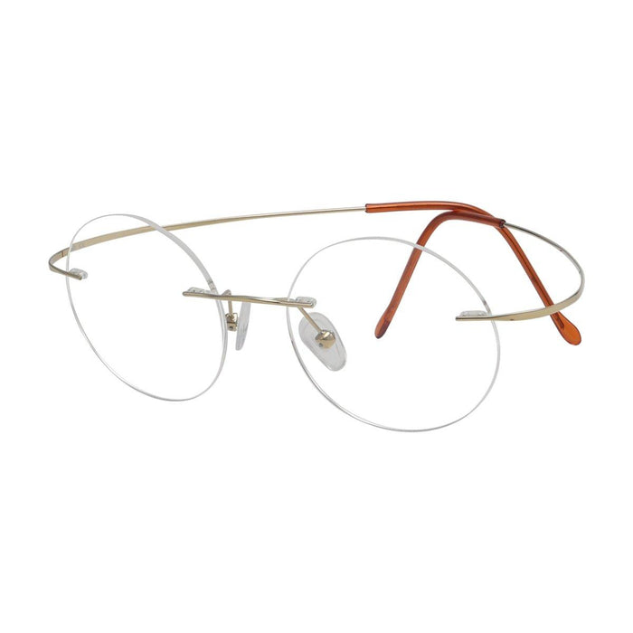 Eyekeeper.Com - Titanium Rimless Round Reading Glasses Circle Readers R15026