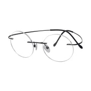 eyekeeper.com Titanium Rimless Round Reading Glasses Circle Readers R15026 Eyeglasses