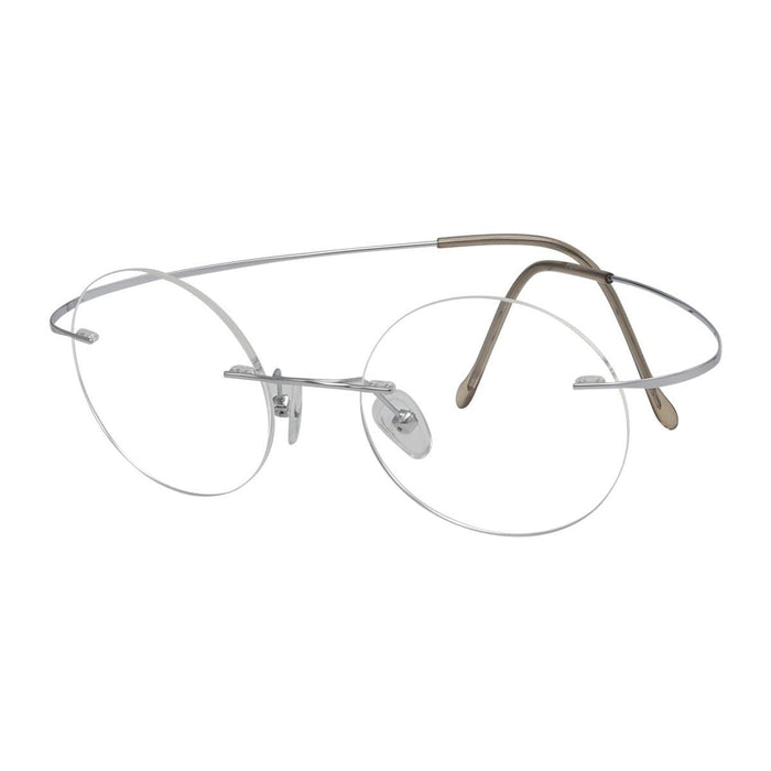 Eyekeeper.Com - Titanium Rimless Round Reading Glasses Circle Readers R15026