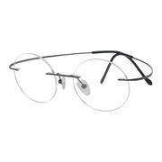 eyekeeper.com Titanium Rimless Round Reading Glasses Circle Readers R15026 Eyeglasses