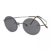eyekeeper.com Titanium Rimless Round Reading Glasses Circle Readers R15026 Eyeglasses