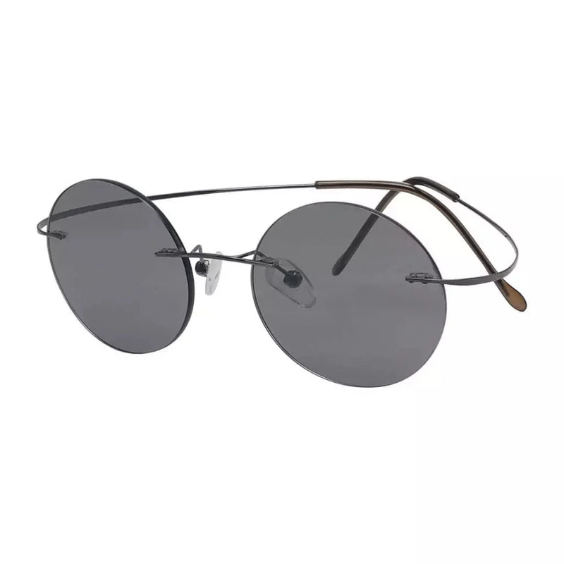 eyekeeper.com Titanium Rimless Round Reading Glasses Circle Readers R15026 Eyeglasses
