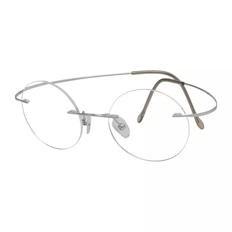 eyekeeper.com Titanium Rimless Round Reading Glasses Circle Readers R15026 Eyeglasses