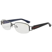 eyekeeper.com Titanium Semi-rimless Eyeglasses Blue Light Filter 002B Eyeglasses