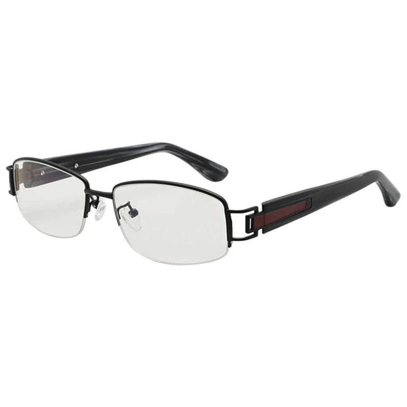 eyekeeper.com Titanium Semi-rimless Eyeglasses Blue Light Filter 002B Eyeglasses
