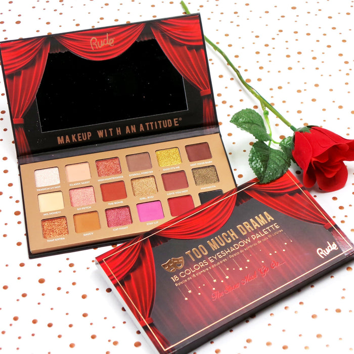 Rude Cosmetics - Rude Cosmetics - Too Much Drama - 18 Eyeshadow Palette