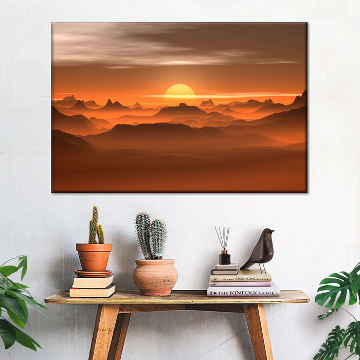 Gorgeous View Of Sunset Wall Art