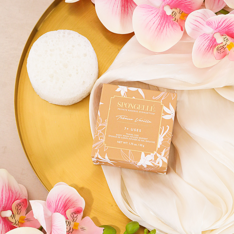 Spongellé Tobacco Vanilla | Spongette Body Wash Infused Buffer