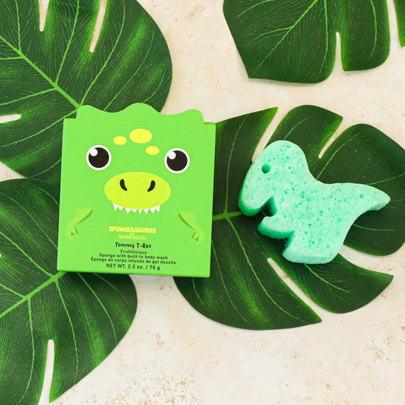 Spongellé Tommy T-Rex | Spongeasaurus Dinosaur Buffer Body Wash Infused Buffer