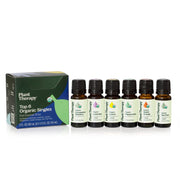 Plant Therapy Top 6 Organic Singles Essential Oil Set Essential Oil