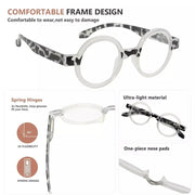 eyekeeper.com Tortoise Reading Glasses  Round Style 4 Pack for Women R2007Z Eyeglasses
